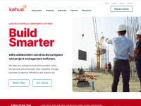 Desktop screenshot for kahua.com