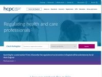 Desktop screenshot for hcpc-uk.org