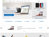 Desktop screenshot for surface.com