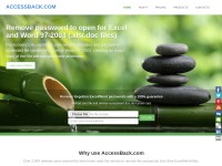 Desktop screenshot for accessback.com
