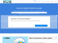 Desktop screenshot for checksiteworthonline.eu
