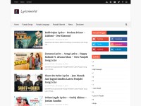 Desktop screenshot for lyrics4world.com