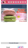 How 143greetings.com looks like on a mobile device such as an iPhone.