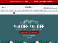 Desktop screenshot for kingsize.com