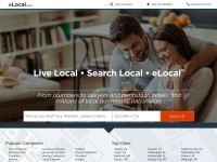 Desktop screenshot for elocal.com
