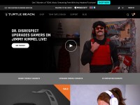 Desktop screenshot for turtlebeach.com