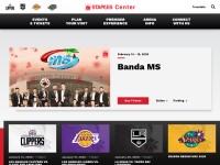 Desktop screenshot for staplescenter.com
