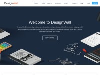 Desktop screenshot for designwall.com