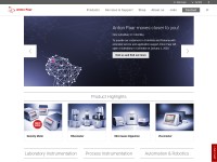 Desktop screenshot for anton-paar.com