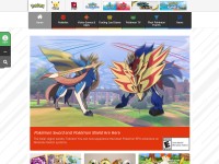 Desktop screenshot for pokemon.com