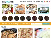 Desktop screenshot for mamalovesfood.com