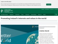 Desktop screenshot for dfa.ie