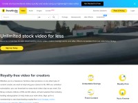 Desktop screenshot for videoblocks.com
