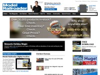 Desktop screenshot for modelrailroader.com