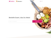 Desktop screenshot for foodora.de
