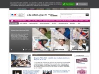 Desktop screenshot for education.fr