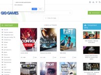 Desktop screenshot for gig-games.net
