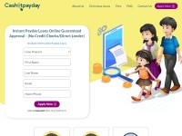 Desktop screenshot for cashatpayday.com