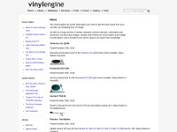 Desktop screenshot for vinylengine.com