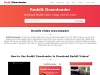 Desktop screenshot for redditdownloader.org