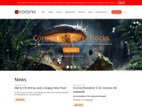 Desktop screenshot for corona-renderer.com