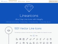 Desktop screenshot for linearicons.com