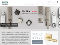 Desktop screenshot for emtek.com