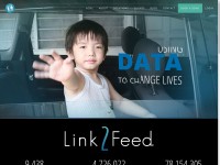 Desktop screenshot for link2feed.com