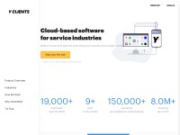 Desktop screenshot for yclients.com
