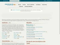 Desktop screenshot for fanfiktion.de