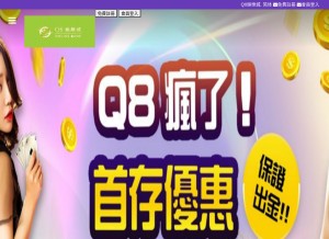 How 178q8.com looks like on a tablet such as an iPad.