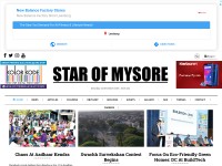 Desktop screenshot for starofmysore.com