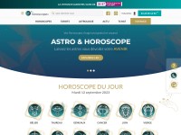 Screenshot of horoscope.fr