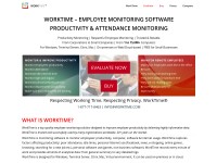 Desktop screenshot for worktime.com