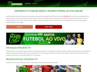 Desktop screenshot for mundofut.top