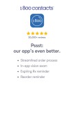 How 1800contactstest.com looks like on a mobile device such as an iPhone.