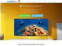 Desktop screenshot for videoconverterfactory.com