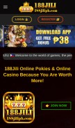 How 188jiliph.com looks like on a mobile device such as an iPhone.