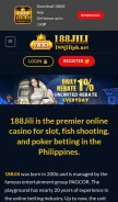 How 188jiliph.net looks like on a mobile device such as an iPhone.