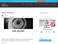 Desktop screenshot for learnopencv.com