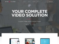 Desktop screenshot for aniview.com