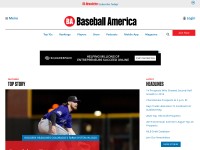 Desktop screenshot for baseballamerica.com