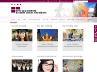 Desktop screenshot for bba-uni.de