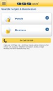 How 192.com looks like on a mobile device such as an iPhone.