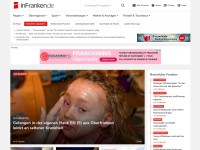 Desktop screenshot for infranken.de