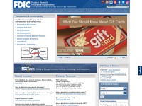 Desktop screenshot for fdic.gov