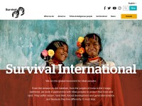 Desktop screenshot for survivalinternational.org