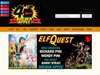 Desktop screenshot for goldenapplecomics.com