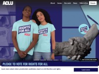 Desktop screenshot for aclu.org