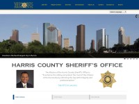 Desktop screenshot for harriscountyso.org